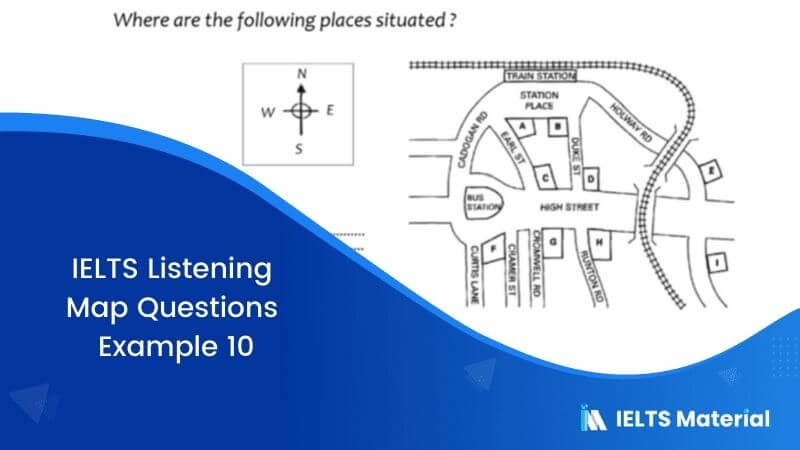 IELTS Listening Map Questions | Example 10