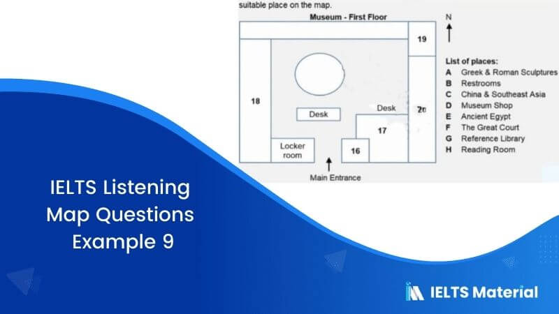 IELTS Listening Map Questions | Example 9