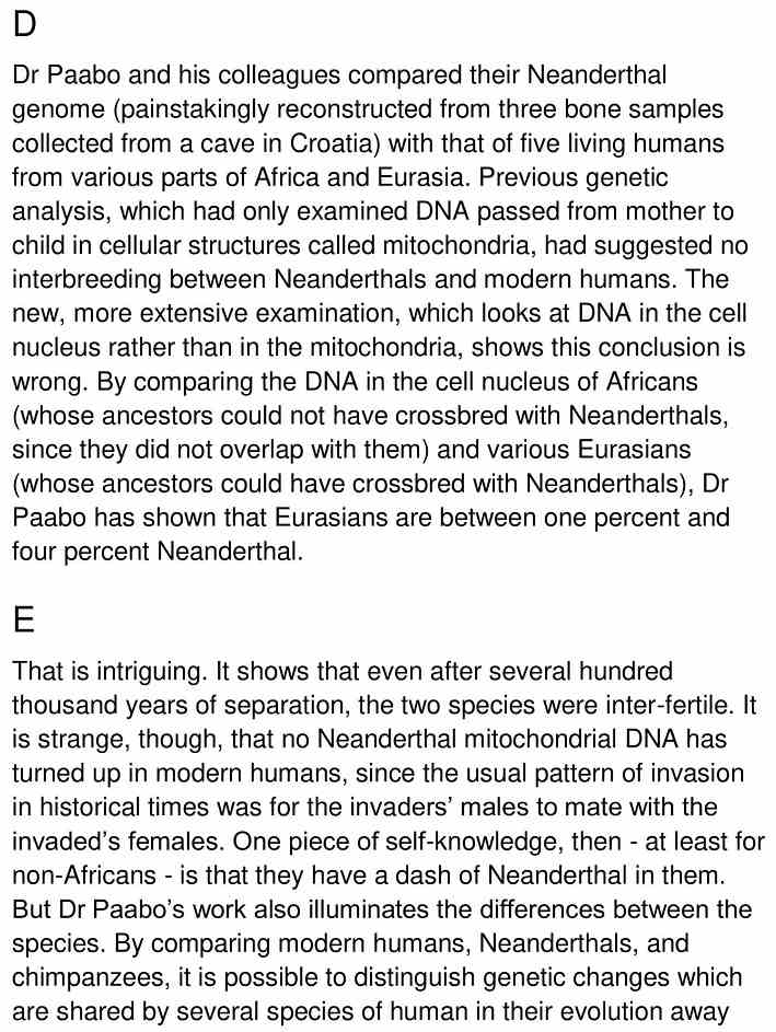 modern humans 2