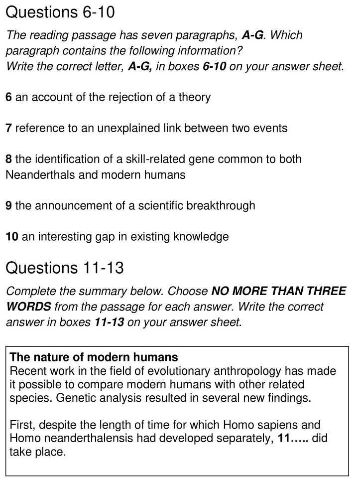 modern humans 5