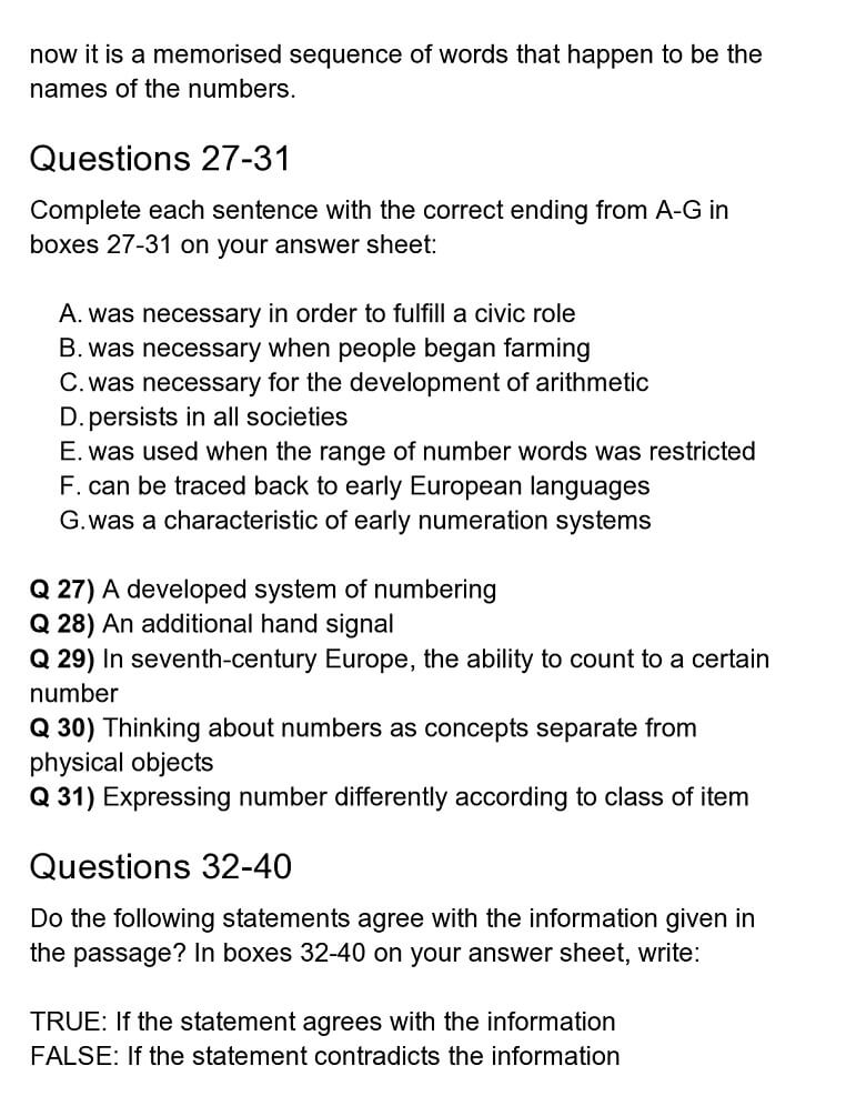 numeric reading answers 4