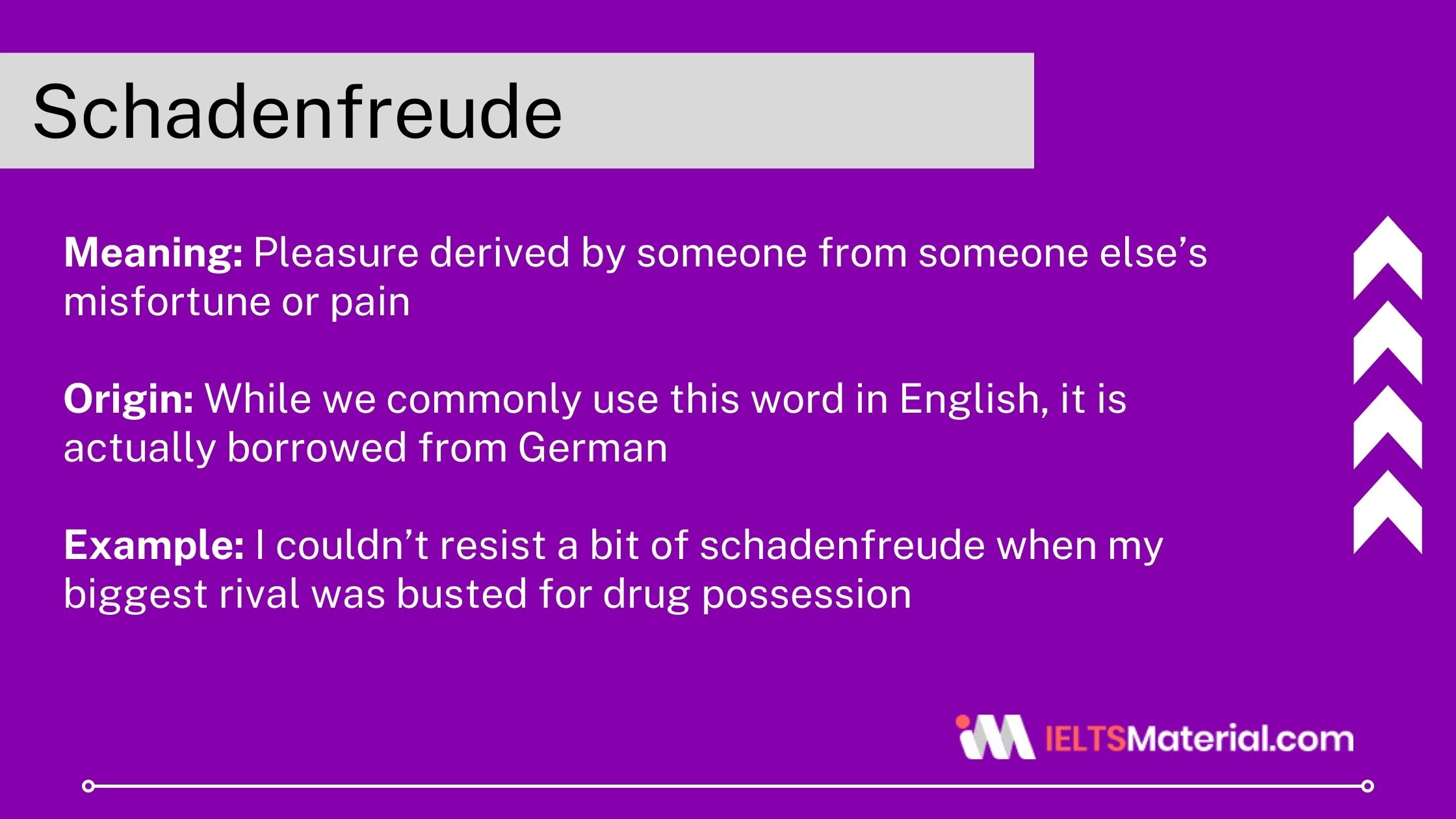 Word – Schadenfreude