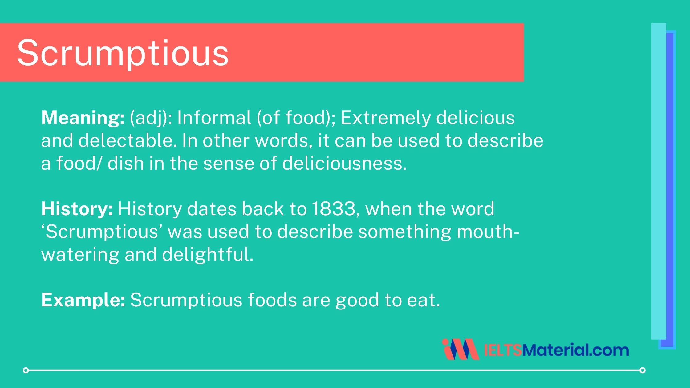 Word – Scrumptious