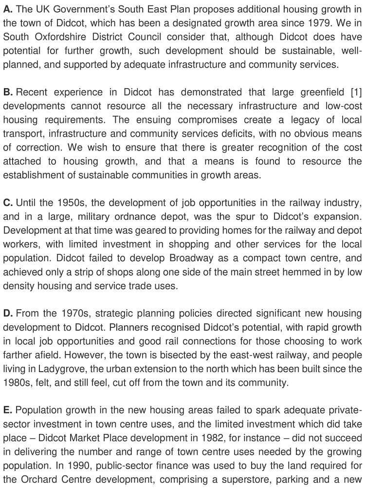 Sustainable Growth At Didcot