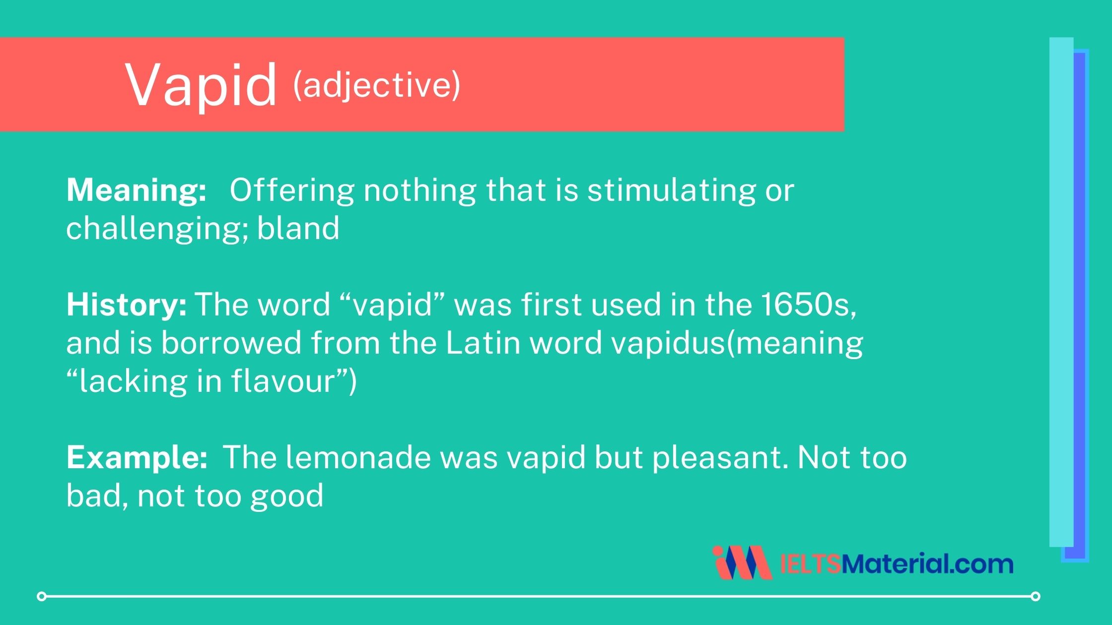 Word – Vapid